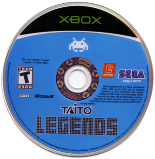 Taito Legends 2 (Europe) Game Disc